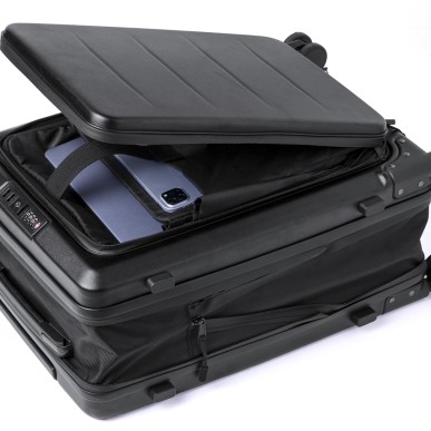 Dopkin - Starre. 4 Drehende Räder. Gepolsterte Laptoptasche. TSA Siche