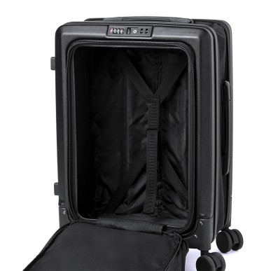 Dopkin - Starre. 4 Drehende Räder. Gepolsterte Laptoptasche. TSA Siche