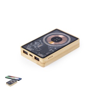 Dominik - Sans Fil 15W. Magnétique. 5000 mAh. Sortie et Entrée Type C 