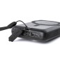 Haryin - 1 Led. 2 Lichtpositionen, Festes und Blinkendes. Drahtlos 5W. Magnetisch. 5000 mAh. Solarladung. USB und Typ C Ausgang.