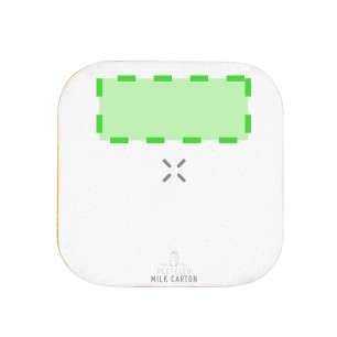 Sucrep - Sans Fil 15W. 1 Sortie USB et 1 Sortie Type C | Cartons de Lait Recyclés/ Bambou
