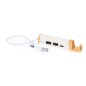 Kartip - 1 Typ C Hub. 2 Hubs USB 2.0 | Recycelte Milchkartons/ Bambus