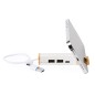 Kartip - 1 Typ C Hub. 2 Hubs USB 2.0 | Recycelte Milchkartons/ Bambus