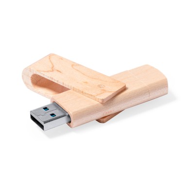 Kluivert 16GB - Anschluss Typ C | Holz