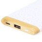Coquin - 5000 mAh. USB Ausgang. Typ C Ausgänge und Eingang | Weizenstroh/ ABS/ Bambus Coquin - 5000 mAh. USB Ausgang. Typ C Ausgänge und Eingang | Weizenstroh/ ABS/ Bambus
