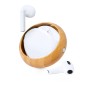 Krofin - Bluetooth Anschluss. Batterie 30 mAh/ Aufladestation 300 mAh | Weizenstroh/ ABS/ Bambus