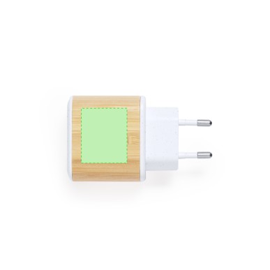 Sugax - Schnelle Aufladung. 1 USB Ausgäng und 1 Typ C Ausgang | Weizen