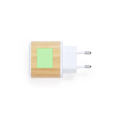 Sugax - Schnelle Aufladung. 1 USB Ausgäng und 1 Typ C Ausgang | Weizen
