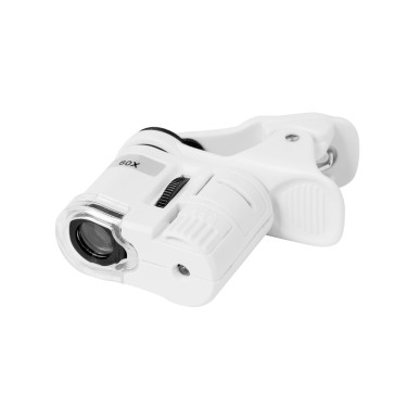 Saganix 60X - 1 Led. Ultraviolettes Licht. Polyester Etui. Knopfzellen