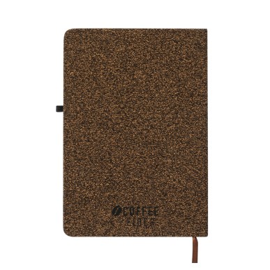 Glampex - Hardcover-Abdeckung. 80 Blätter | Kaffeefaser/ Kork