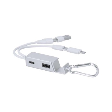 Leony - 1 Port Type C. 1 Port USB 2.0. Connexion Micro USB, Type C et 