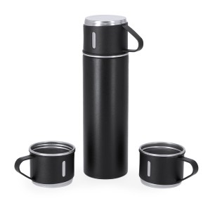 Melbir - Thermo 420 ml. 3 Tasses 140 ml | Acier Inox