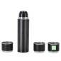 Melbir - Thermo 420 ml. 3 Tasses 140 ml | Acier Inox Melbir - Thermo 420 ml. 3 Tasses 140 ml | Acier Inox