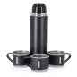 Melbir - Thermo 420 ml. 3 Tasses 140 ml | Acier Inox Melbir - Thermo 420 ml. 3 Tasses 140 ml | Acier Inox