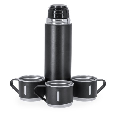 Melbir - Thermo 420 ml. 3 Tasses 140 ml | Acier Inox