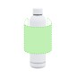 Meflex - Lumières Led Multicolores. 540 ml. Connexion Bluetooth. Puissance Sonore 3W. Batterie 300 mAh | Acier Inox