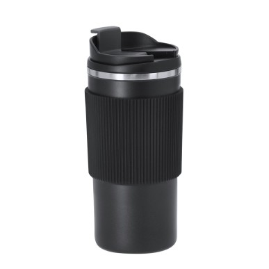 Mirka - Wärme Flasche Rostfreier Stahl, 470 ml. Notizblock PU, Flexibl