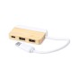 Layais - 1 Typ C Hub. 2 Hubs USB 2.0 | Bambus/ Marmor Extrakten