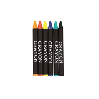 Veseli - 6 Wachsmalstifte | Reclycling Pappe