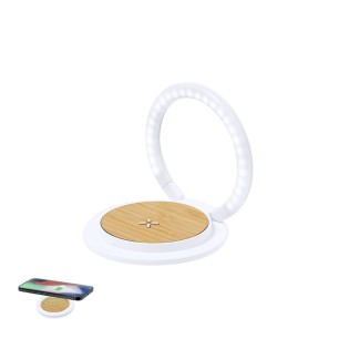 Linya - 27 Leds. Pliable. Chargeur Sans Fil 15W | Bambou/ ABS
