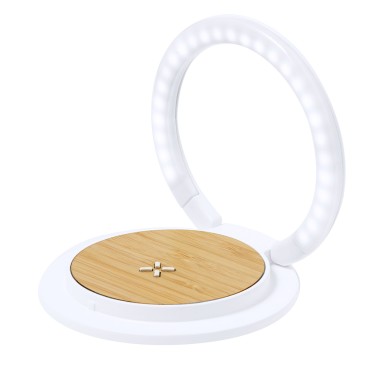 Linya - 27 Leds. Pliable. Chargeur Sans Fil 15W | Bambou/ ABS