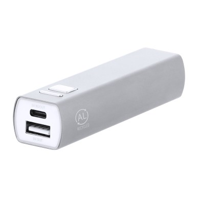 Serdinam - 2600 mAh. Sortie USB. Sortie et Entrée Type C | Aluminium R