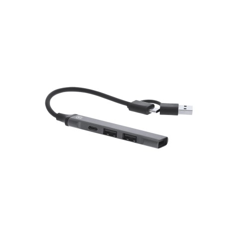 Konery - 1 Typ C Hub 3.0. 3 Hubs USB 2.0 | Reclycling Aluminium