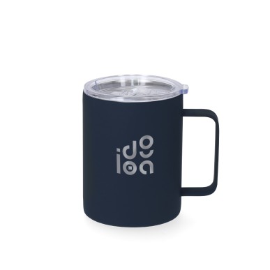 Adelax - 400 ml | Acier Inox. Finition Caoutchouc