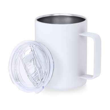 Adelax - 400 ml | Acier Inox. Finition Caoutchouc