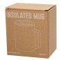 Adelax - 400 ml | Acier Inox. Finition Caoutchouc