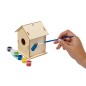 Spydel - 6 Peintures et 1 Pinceau Inclus | Bois