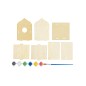Spydel - 6 Peintures et 1 Pinceau Inclus | Bois