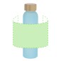 Tistak - 500 ml | Verre Recyclé/ Bambou