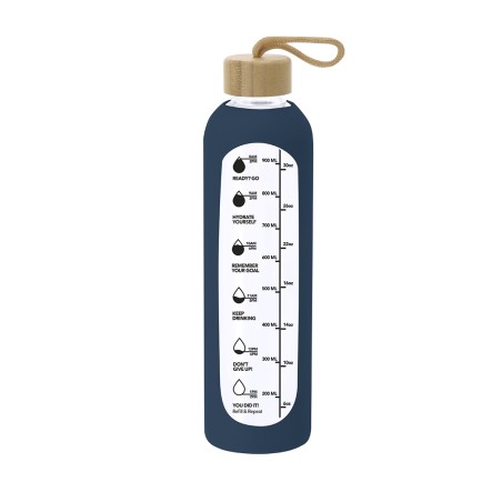 Kramex - 1 L. Silikon Etui | Glas/ Bambus
