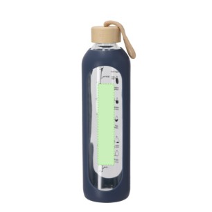 Kramex - 1 L. Silikon Etui | Glas/ Bambus