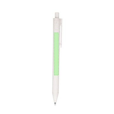 Cosmor - Trinkbecher PP, 370 ml. Notizblock Weizenstroh/ PP, Flexibler