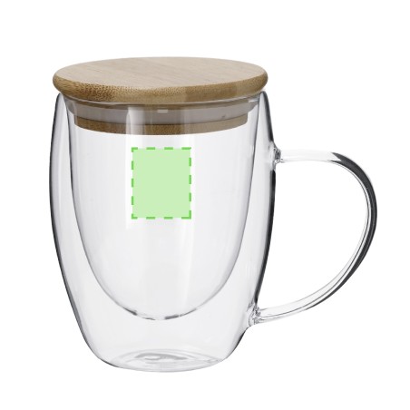 Helmar - 300 ml | Borosilikat Glas/ Bambus