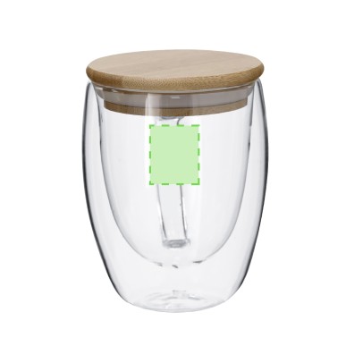 Helmar - 300 ml | Borosilikat Glas/ Bambus