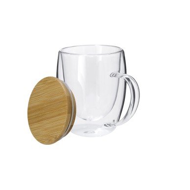 Helmar - 300 ml | Borosilikat Glas/ Bambus