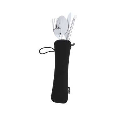 Sinix - 5 Pièces. Étui Soft Shell RPET | Acier Inox