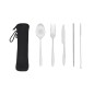 Sinix - 5 Pièces. Étui Soft Shell RPET | Acier Inox