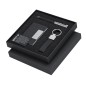 Fraxen - Porte-Cartes 1 Compartiment. Stylo. Porte-Clés | Polyester 300D RPET/ Métal