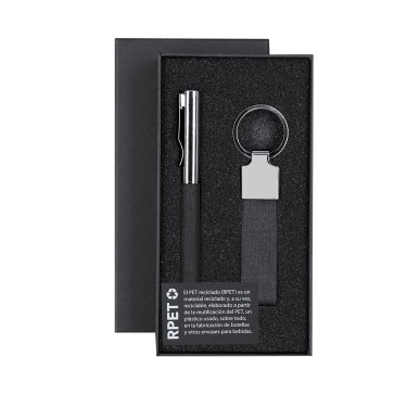 Jayon - Stylo. Porte-Clés | Polyester 300D RPET/ Métal