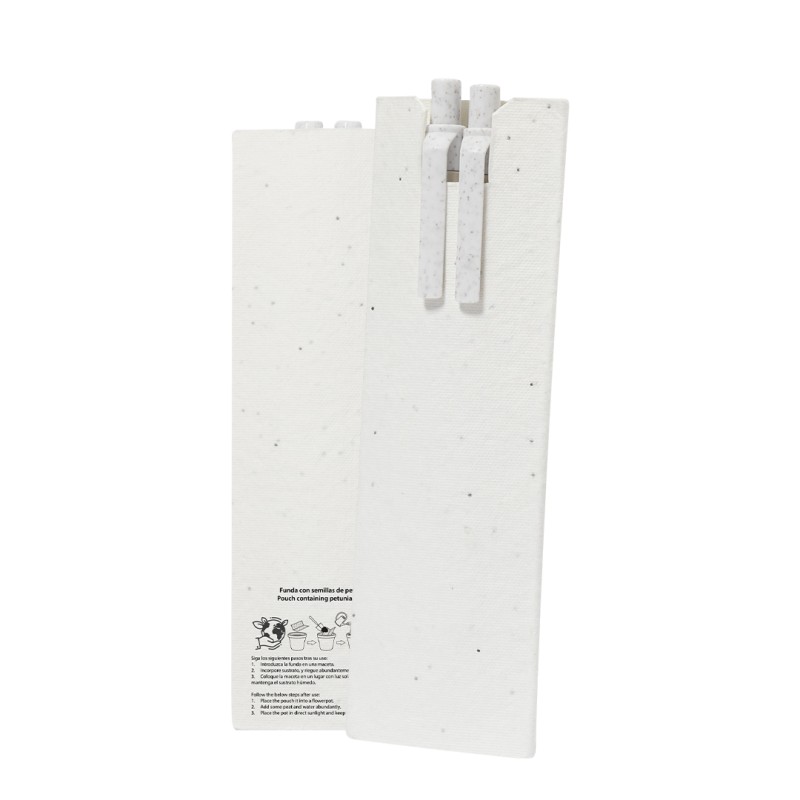Darklin - Stylo et Crayon Éternel. Étui Papier Ensemencé. Graines de Pétunia. Fleurs Couleurs Diverses | Cartons de Lait Recyclé