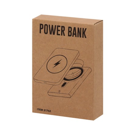 Bertex - Drahtlos 15W. Magnetisch. 5000 mAh. Typ C Ausgänge und Eingang | Reclycling Aluminium