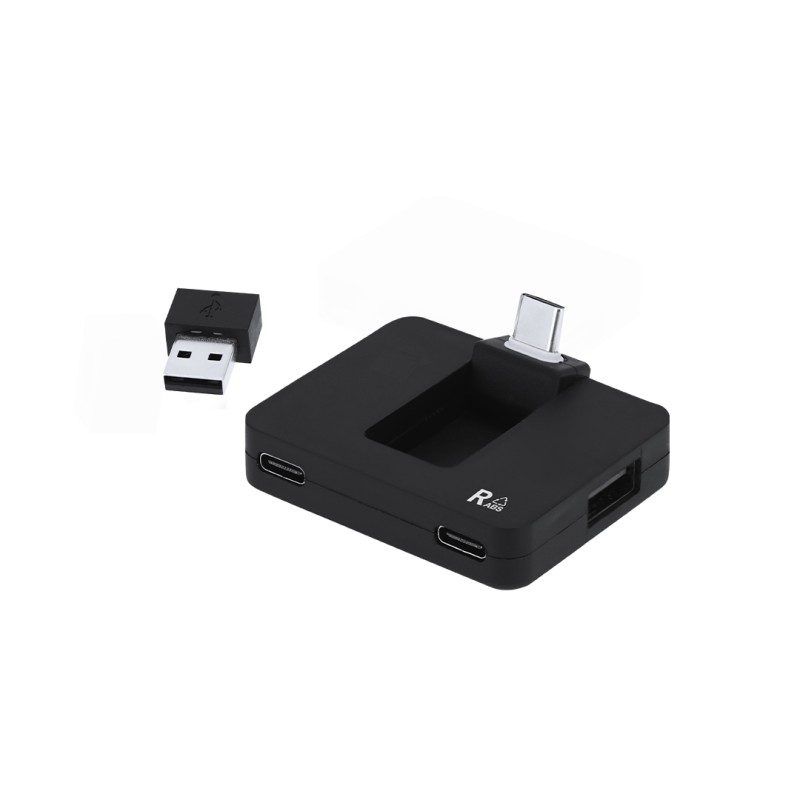 Baycen - 2 Hubs Typ C. 2 Hubs USB 2.0 | Reclycling ABS