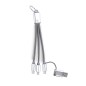 Bikoc - Anschluss Micro USB, Typ C und Lightning 5V DC 2.4A | Reclycling Aluminium Bikoc - Anschluss Micro USB, Typ C und Lightning 5V DC 2.4A | Reclycling Aluminium