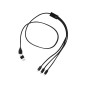 Clodan - Anschluss Micro USB, Typ C und Lightning 5V DC 2.4A | Reclycling Aluminium