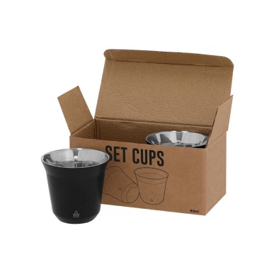 Kodet - 2 Pièces 80 ml | Acier Inox Recyclé