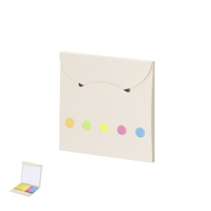 Tesher - 50 Haftnotizen 7,5 x 7,5 cm. 125 Mini Haftnotizen 1,5 x 5 cm 